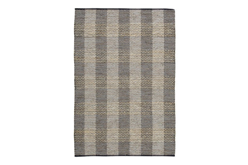 Christoff Black/Taupe/Cream 5' x 7' Rug - Lara Furniture