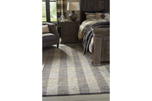 Christoff Black/Taupe/Cream 8' x 10' Rug - Lara Furniture