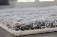 Marnin Tan/Blue/Cream 5' x 7' Rug - Lara Furniture