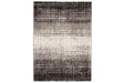 Marleisha Black/Brown/Cream 5' x 7' Rug - Lara Furniture