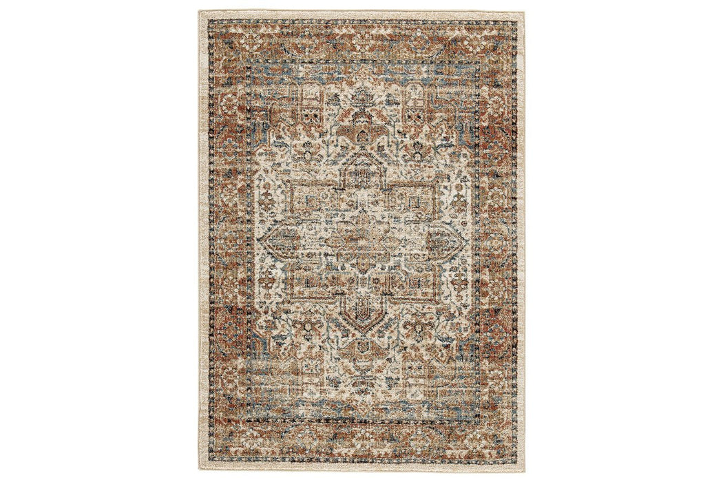 Jirair Multi 7'10" x 10' Rug - Lara Furniture