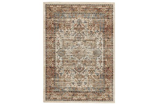 Jirair Multi 5'3" x 7' Rug - Lara Furniture