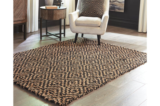 Broox Natural/Black 8' x 10' Rug - Lara Furniture