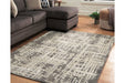 Makalo Cream/Gray 8' x 10' Rug - Lara Furniture