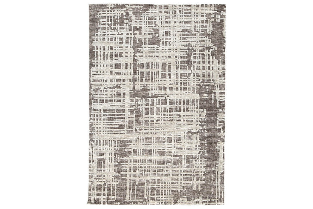 Makalo Cream/Gray 8' x 10' Rug - Lara Furniture