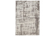 Makalo Cream/Gray 8' x 10' Rug - Lara Furniture