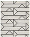 Derval Beige/Charcoal 5' x 7' Rug - Lara Furniture