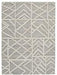 Karah Gray/Ivory 8' x 10' Rug - Lara Furniture