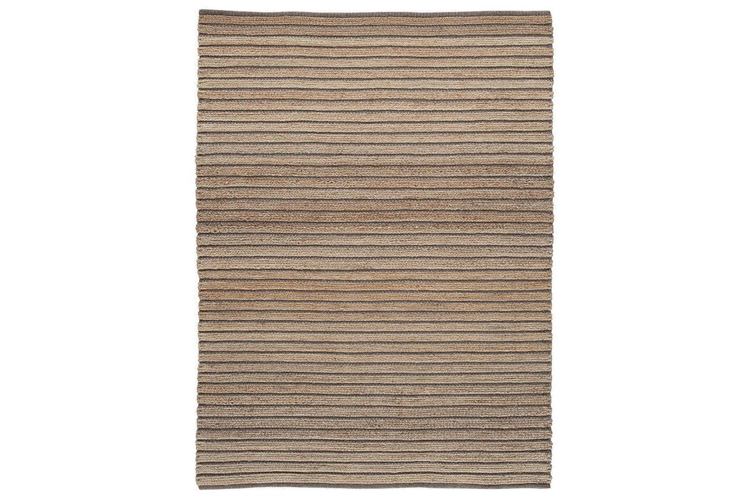 Gliona Natural/Brown 8' x 10' Rug - Lara Furniture