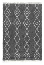 Maysel Charcoal/White 7'10" x 9'10" Rug - Lara Furniture