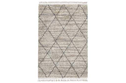 Abdalah Beige/Gray 7'10" x 9'10" Rug - Lara Furniture