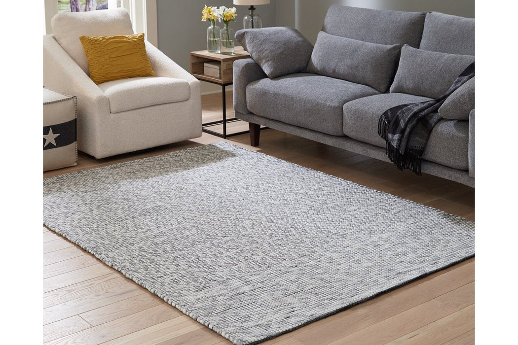 Jonalyn Charcoal/Gray/White 8' x 10' Rug - Lara Furniture