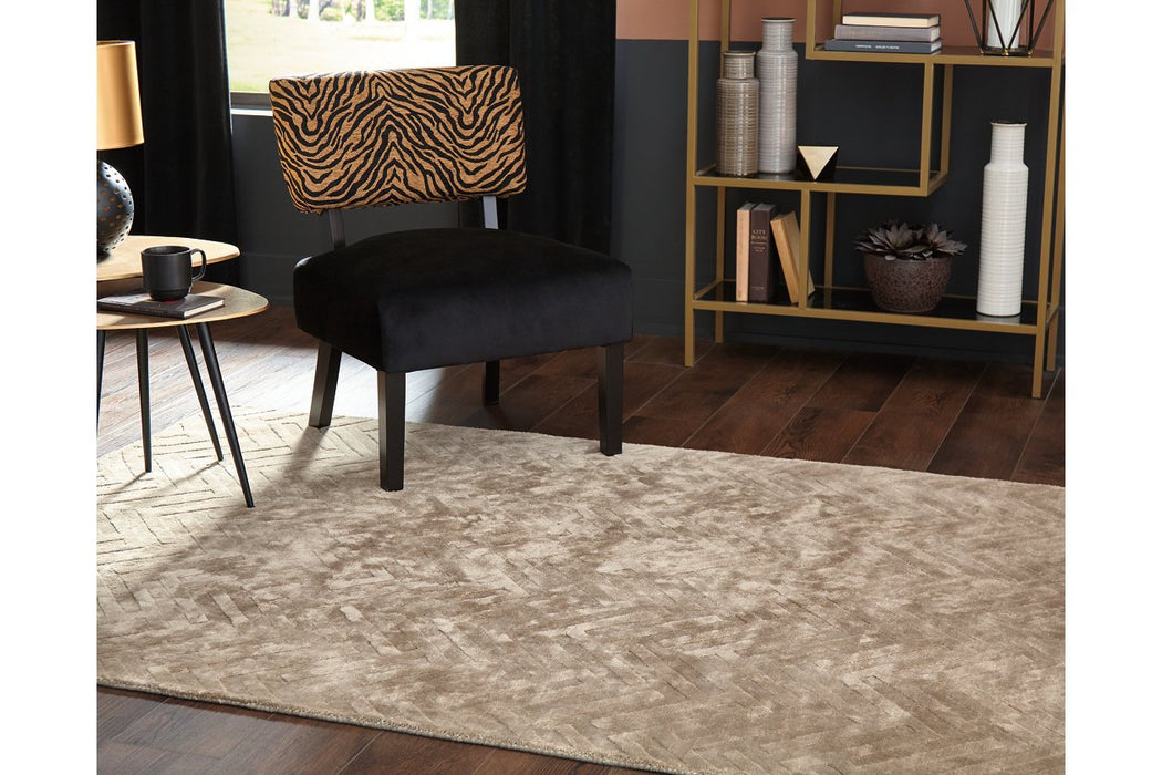 Kanella Gold 5' x 7' Rug - Lara Furniture