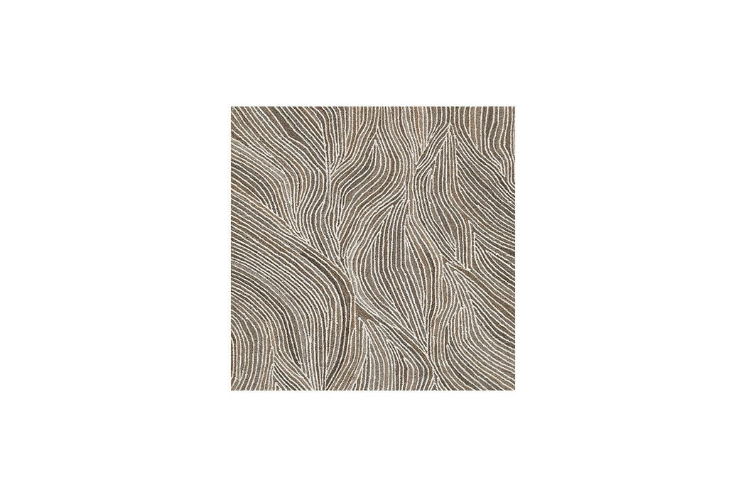 Wysleigh Ivory/Brown/Gray Large Rug - Lara Furniture