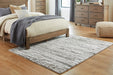 Bryna Ivory/Gray Large Rug - Lara Furniture