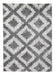 Junette Cream/Gray Large Rug - Lara Furniture