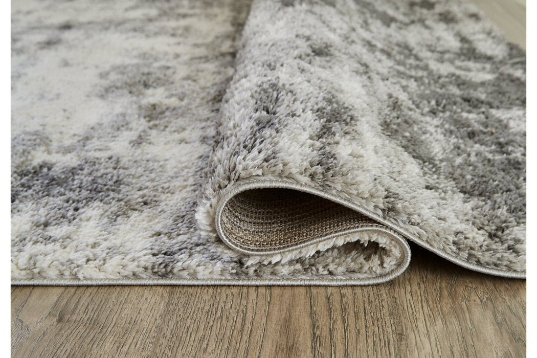 Gerdie Cream/Gray Large Rug - Lara Furniture