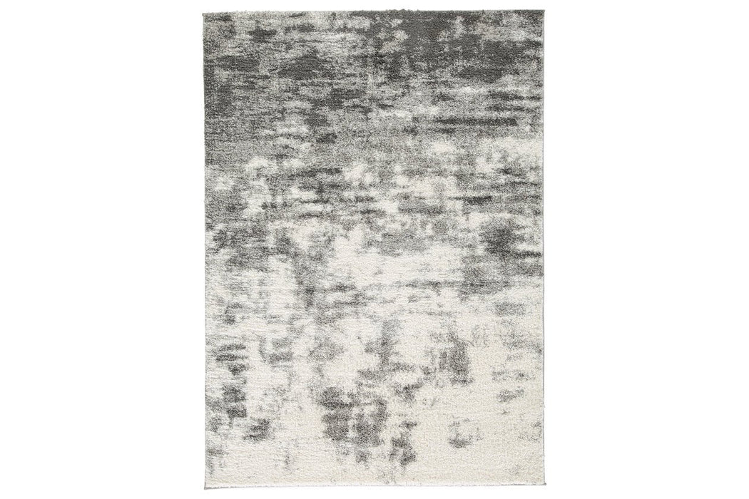 Gerdie Cream/Gray Medium Rug - Lara Furniture