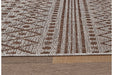 Dubot Tan/Brown/White Large Rug - Lara Furniture