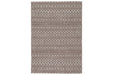 Dubot Tan/Brown/White Large Rug - Lara Furniture