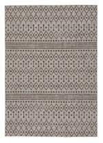 Dubot Tan/Brown/White Large Rug - Lara Furniture