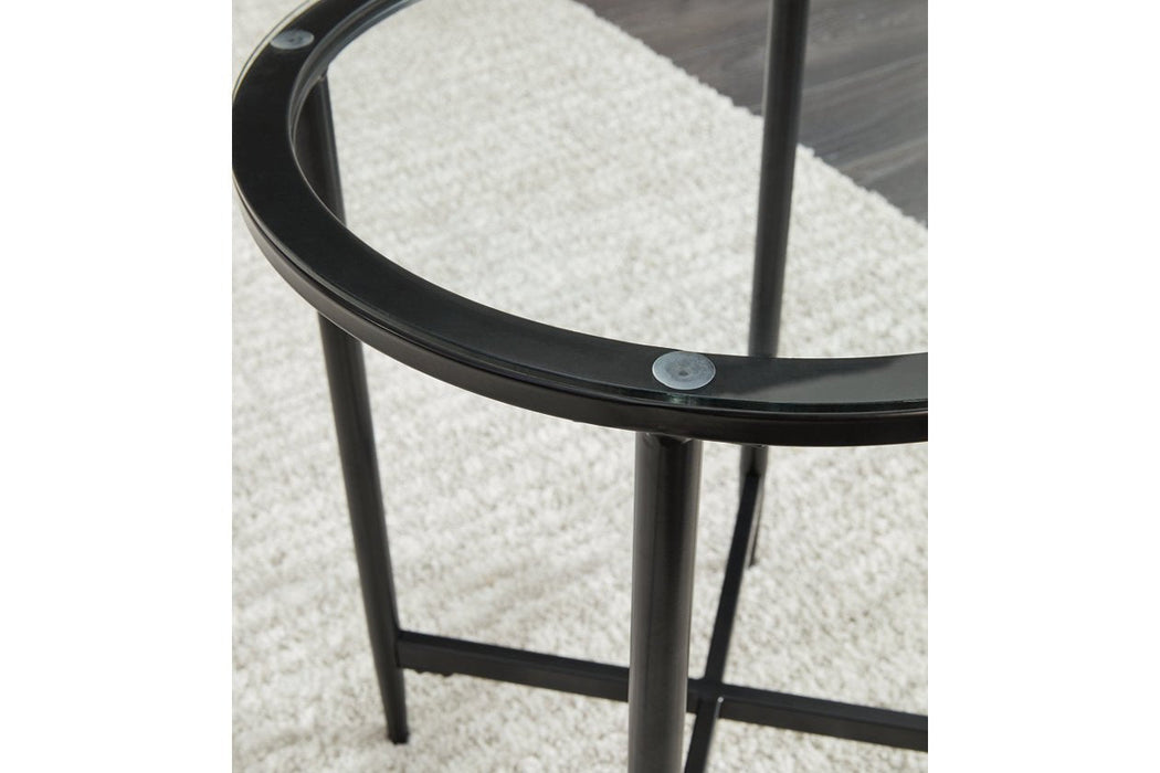 Stetzer Black Table (Set of 3) - Lara Furniture