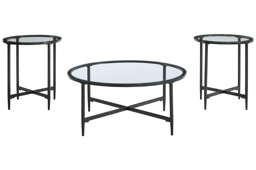 Stetzer Black Table (Set of 3) - Lara Furniture