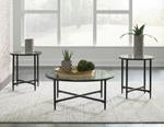 Stetzer Black Table (Set of 3) - Lara Furniture