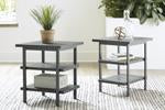 Jandoree Grayish Brown End Table (Set of 2) - Lara Furniture