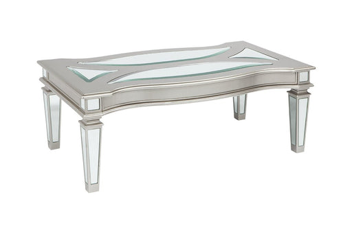 Tessani Silver Coffee Table - Lara Furniture