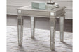 Tessani Silver End Table - Lara Furniture