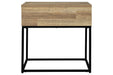 Gerdanet Natural End Table - Lara Furniture