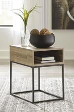 Gerdanet Natural End Table - Lara Furniture