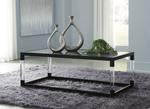 Nallynx Metallic Gray Coffee Table - Lara Furniture