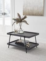 Yarlow Black Coffee Table - Lara Furniture