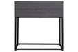 Yarlow Black End Table - Lara Furniture