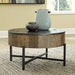 Nashbryn Gray/Brown Coffee Table - Lara Furniture