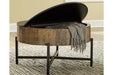 Nashbryn Gray/Brown Coffee Table - Lara Furniture