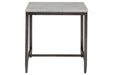 Shybourne Light Gray End Table - Lara Furniture