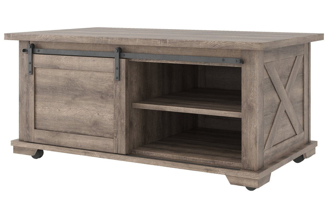 Arlenbry Gray Coffee Table - Lara Furniture