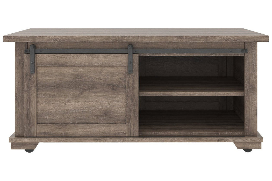 Arlenbry Gray Coffee Table - Lara Furniture