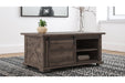 Arlenbry Gray Coffee Table - Lara Furniture