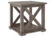 Arlenbry Gray End Table - Lara Furniture