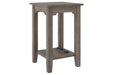 Arlenbry Gray Chairside End Table - Lara Furniture