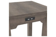 Arlenbry Gray Chairside End Table - Lara Furniture