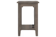 Arlenbry Gray Chairside End Table - Lara Furniture