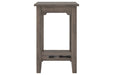 Arlenbry Gray Chairside End Table - Lara Furniture