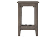 Arlenbry Gray Chairside End Table - Lara Furniture