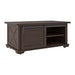 Camiburg Warm Brown Coffee Table - Lara Furniture