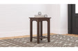 Camiburg Warm Brown Chairside End Table - Lara Furniture